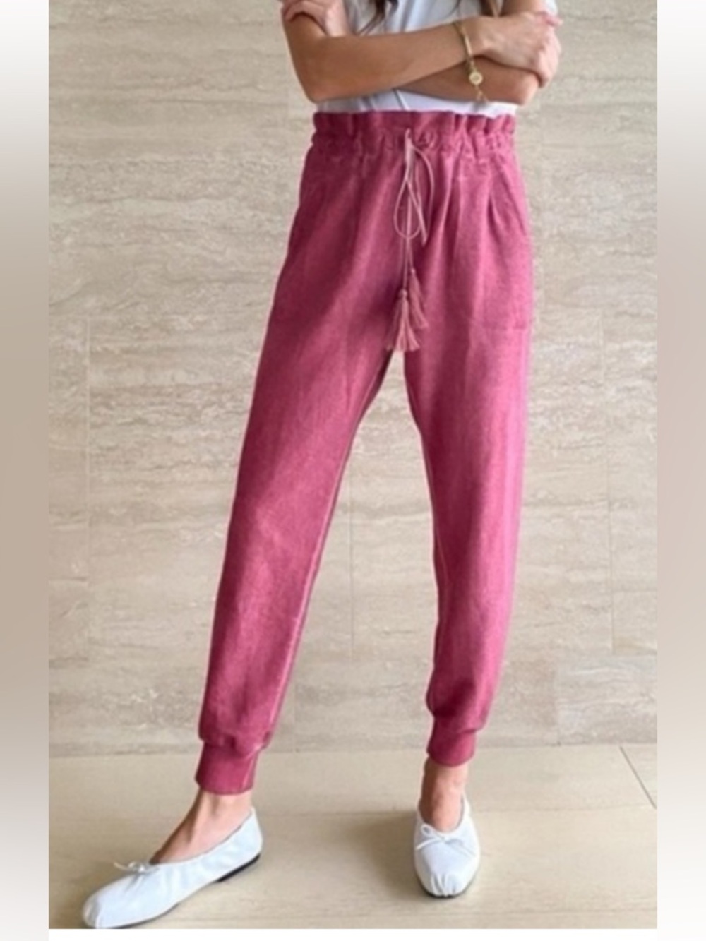 Something Navy- Meghan Paperboy Joggers